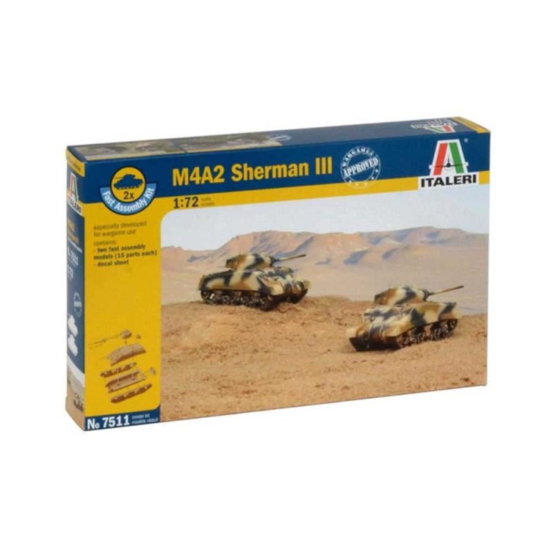 Italeri M4A2 Sherman III (1/72) 7511
