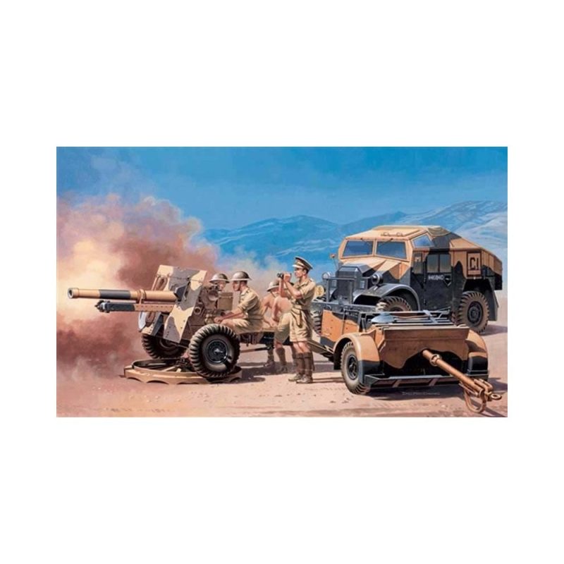 Italeri Morris Quad W 25 Pdr Gun (1/72) 7027