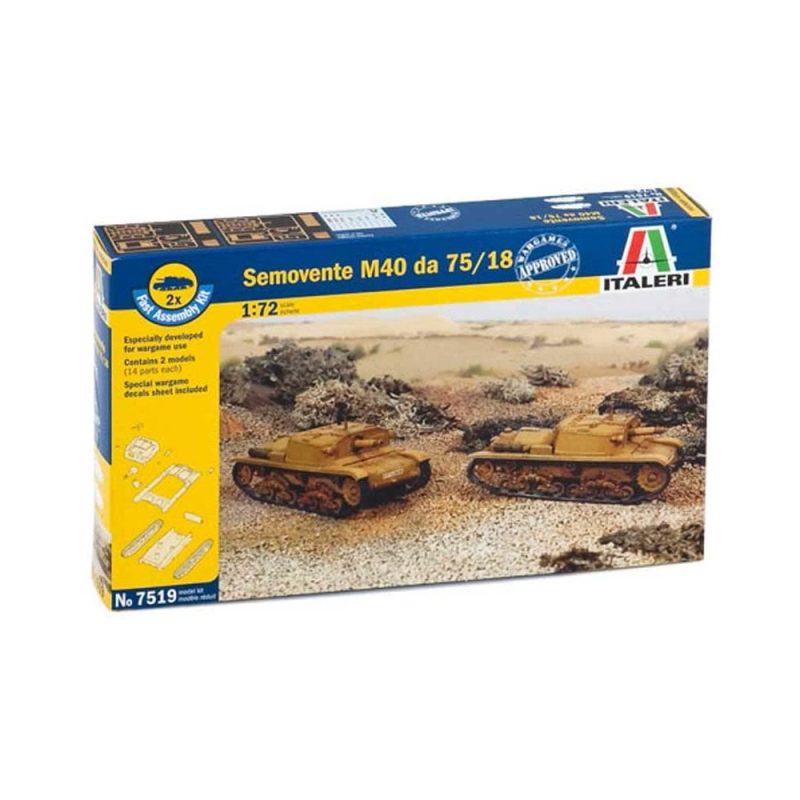 Italeri Semovente M40 Da 75/18 (1/72) 7519