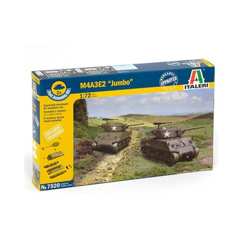 Italeri 2 X M4A3E2 Jumbo (1/72) 7520