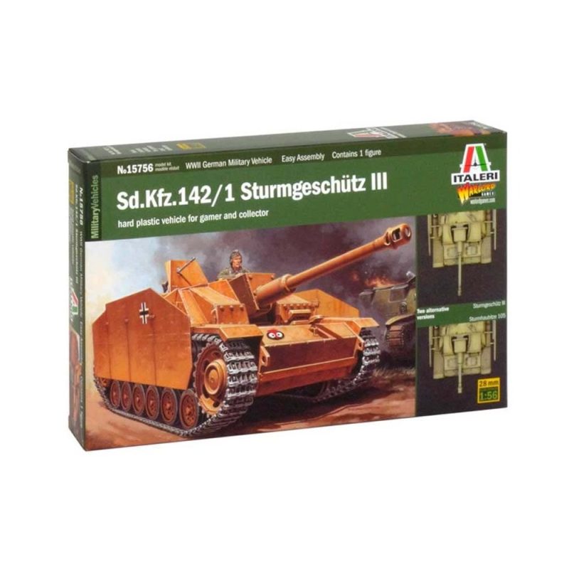 Italeri Sd.Kfz 142/1 Sturmgeshutz Iii (1/72) W15756