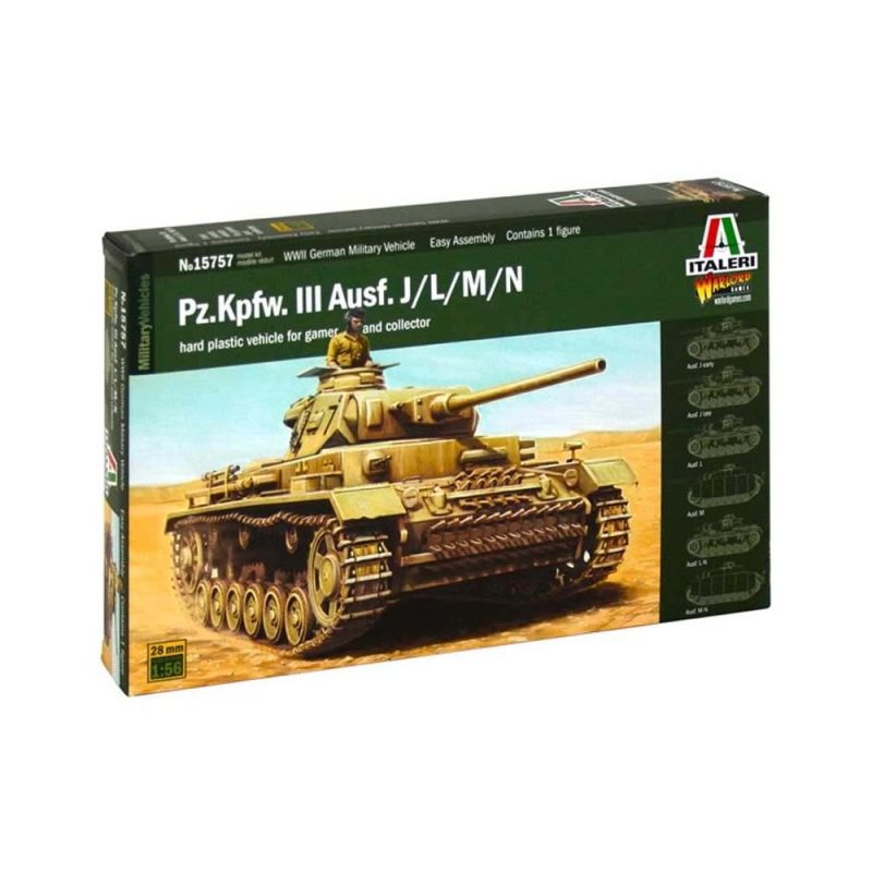 Italeri Pz.Kpfw Iii Ausf J/K/L/M/N (1/72) W15757