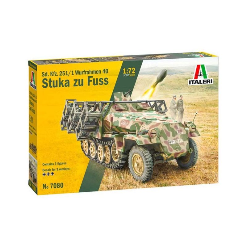 Italeri Sd. Kfz. 251/1 Wurfrahmen Stuka zu Fuss (1/72) 7080
