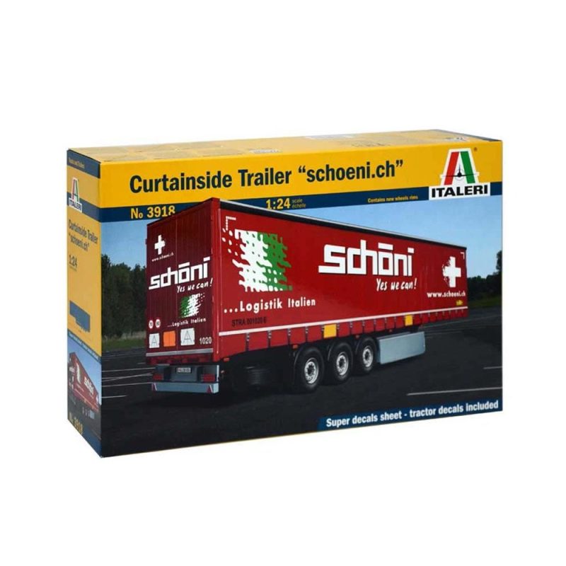 Italeri Curtainside Trailer "Schoeni.Ch" (1/24) 3918
