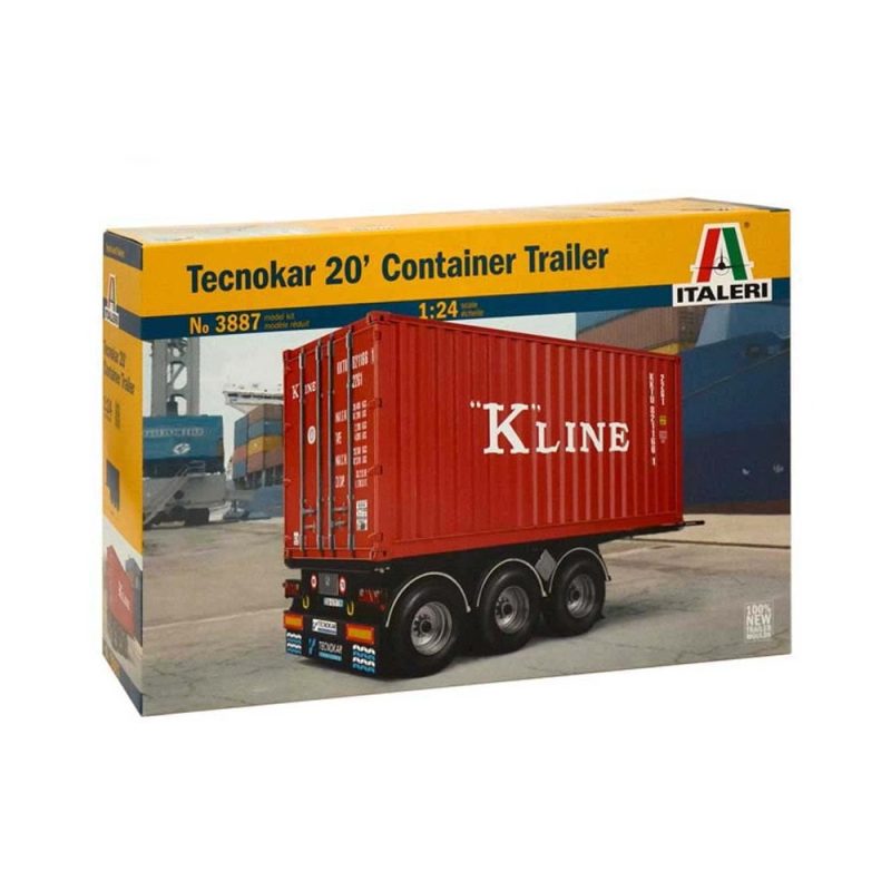 Italeri Tecnokar 20' Container Trailer (1/24) 3887