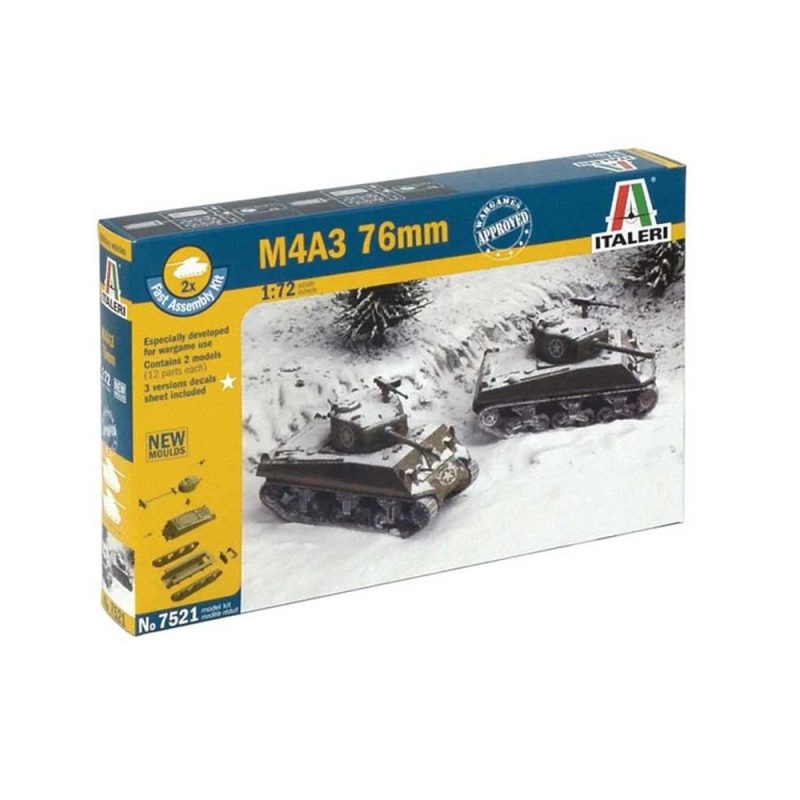 Italeri M4A3 76Mm - Fast Assembly (1/72) 7521