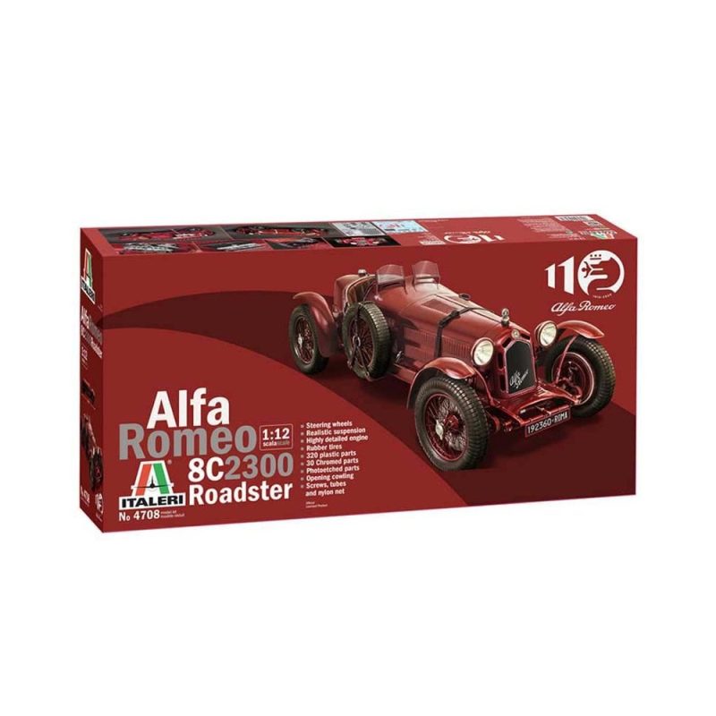 Italeri Alfa Romeo 8C 2300 Roadster (1/12) 4708