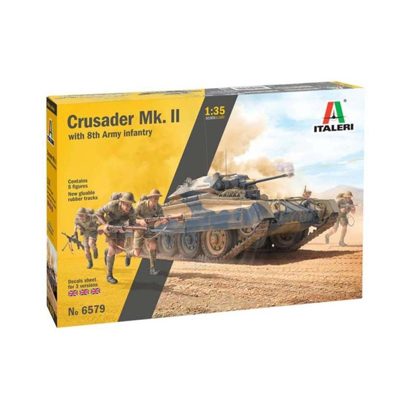 Italeri Crusader Mk. ll With 8Th Army Infantry (1/35) 6579