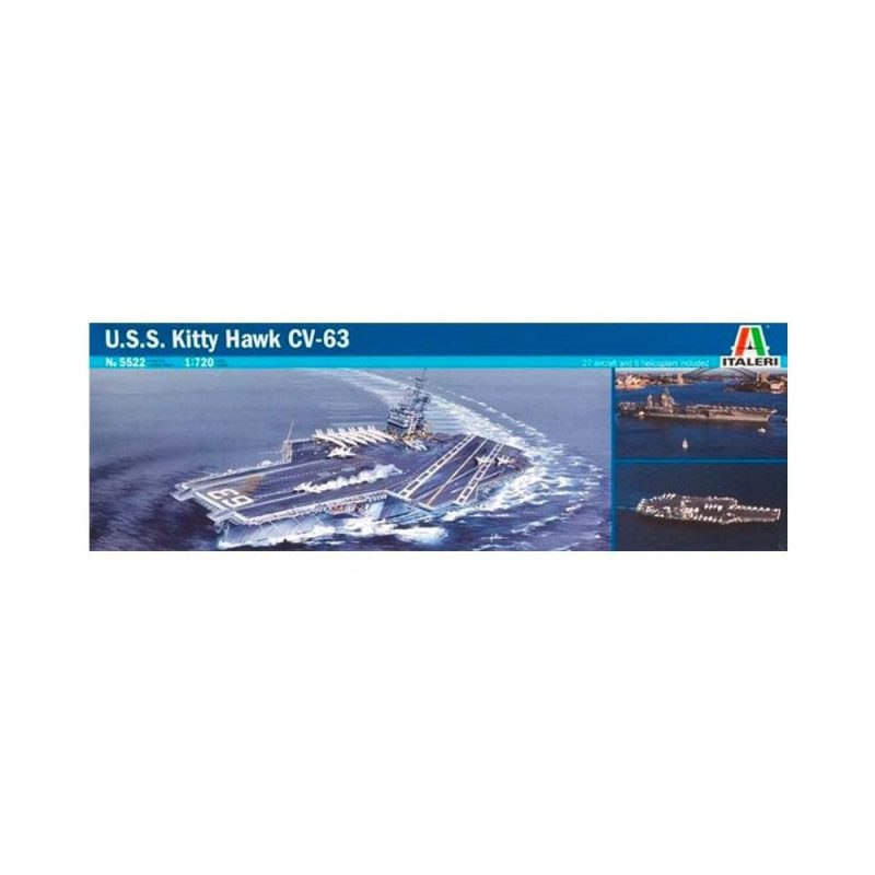 Italeri Aircraft carrier USS Kitty Hawk (1/720) 5522