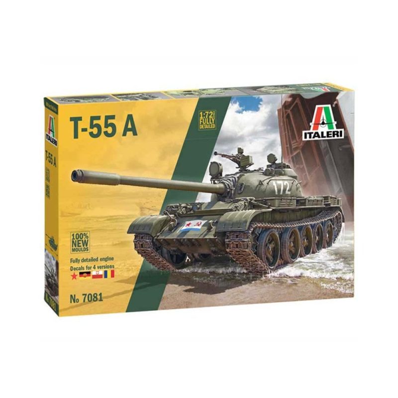Italeri T-55 Main Battle Tank (1/72) 7081