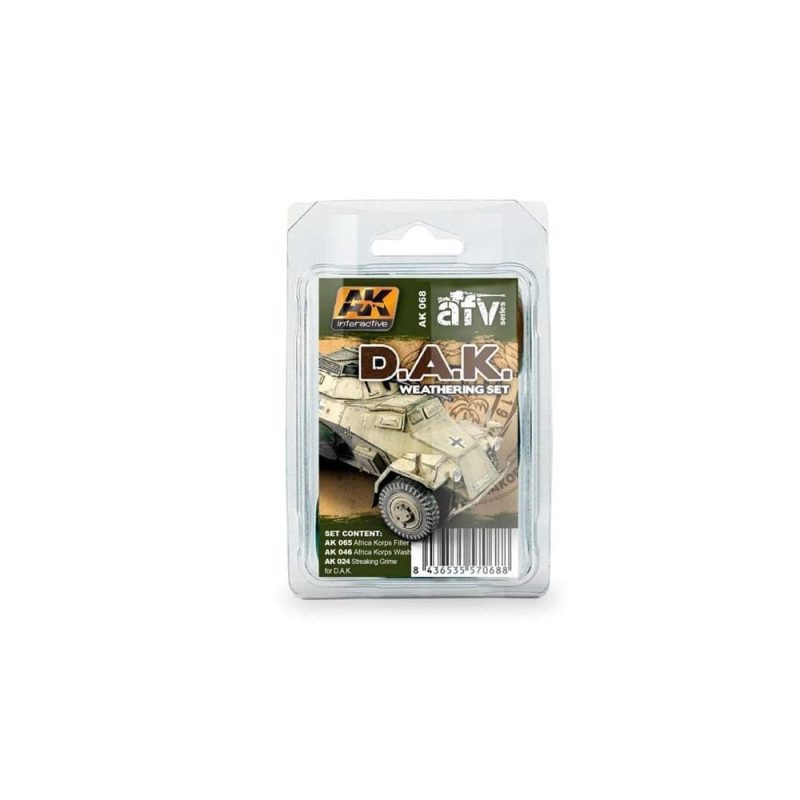 AK Interactive Africa Korps Weathering Set AK-068