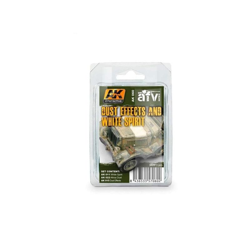 AK Interactive Dust Effects and White Spirit Set AK-060