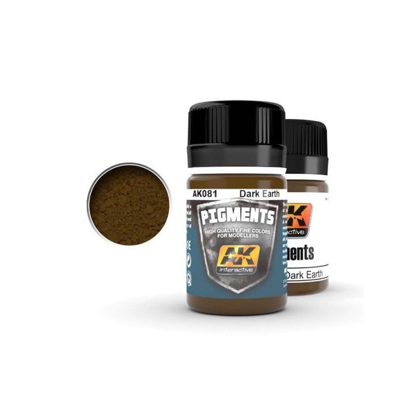 AK Interactive Dark Earth Pigment (35ml) AK-081