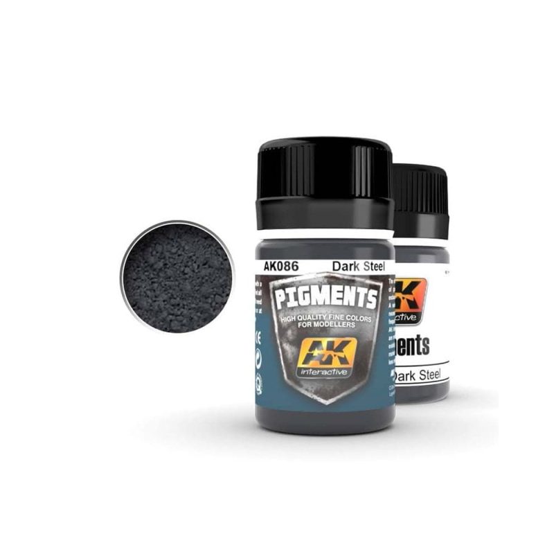 AK Interactive Dark Steel Pigment (35ml) AK-086