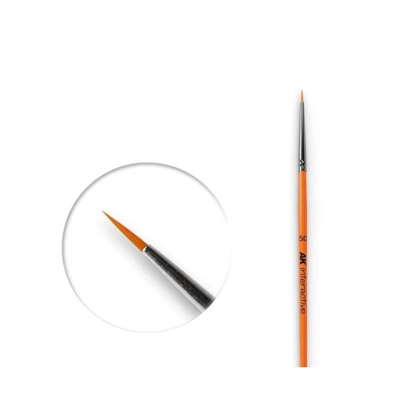 AK Interactive Synthetic Round Brushes No.5/0 AK-600