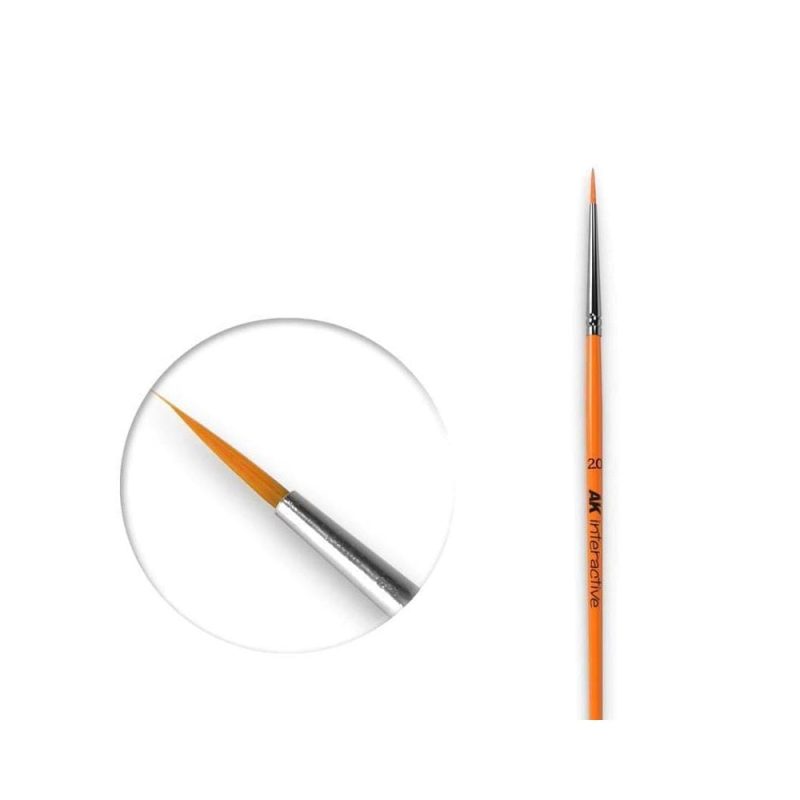 AK Interactive Synthetic Round Brushes No.2/0 AK-602