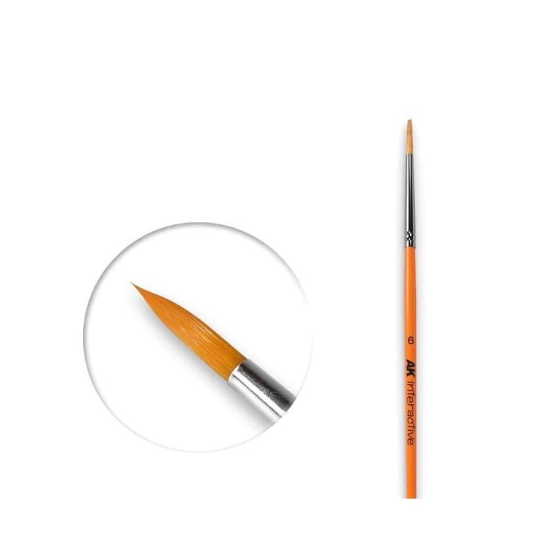 AK Interactive Synthetic Round Brushes No.6 AK-606