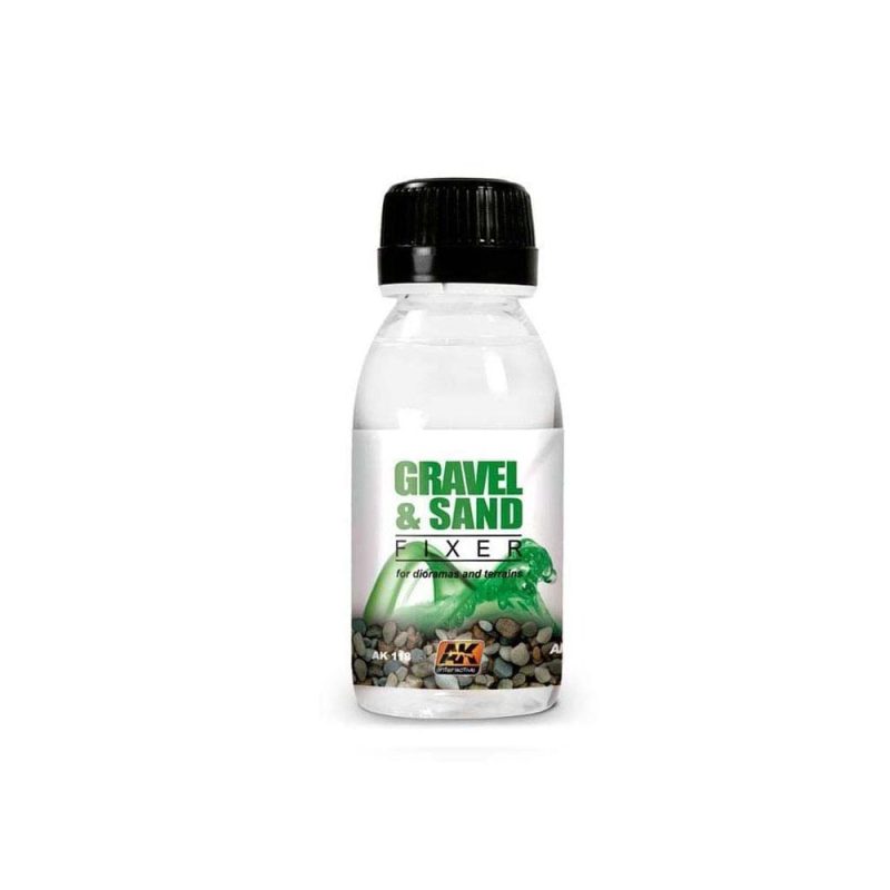 AK Interactive Gravel And Sand Fixer (100ml) AK-118