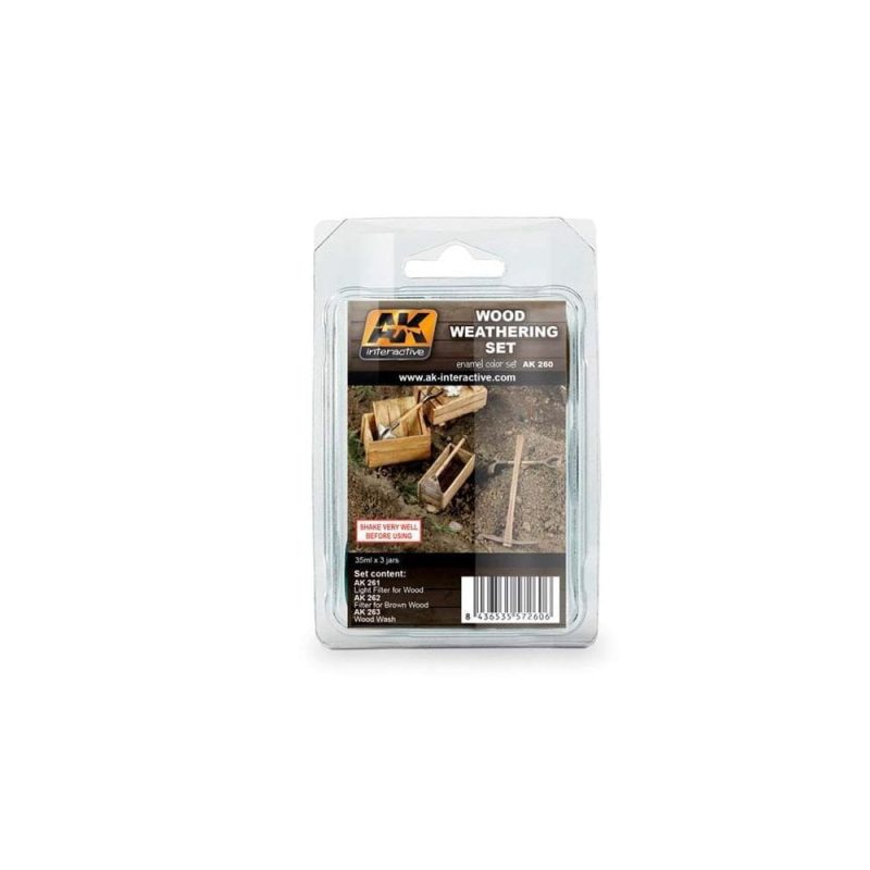 AK Interactive Wood Weathering Set AK-260
