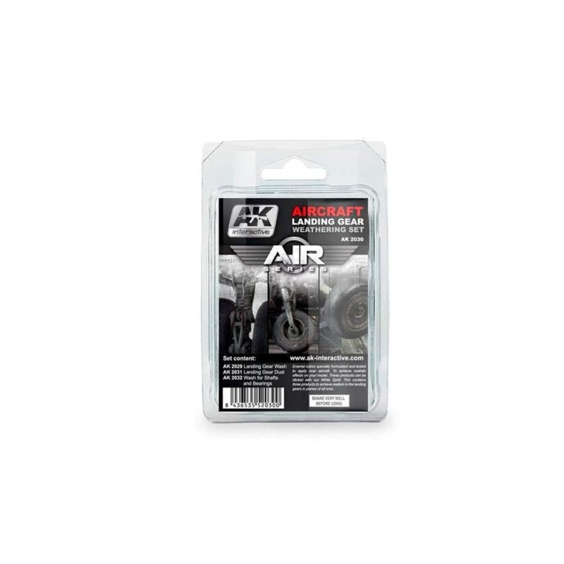 AK Interactive Aircraft Landing Gear Weathering Set AK-2030