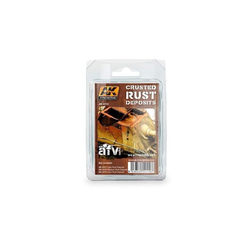 AK Interactive Crusted Rust Deposits Weathering Set AK-4110