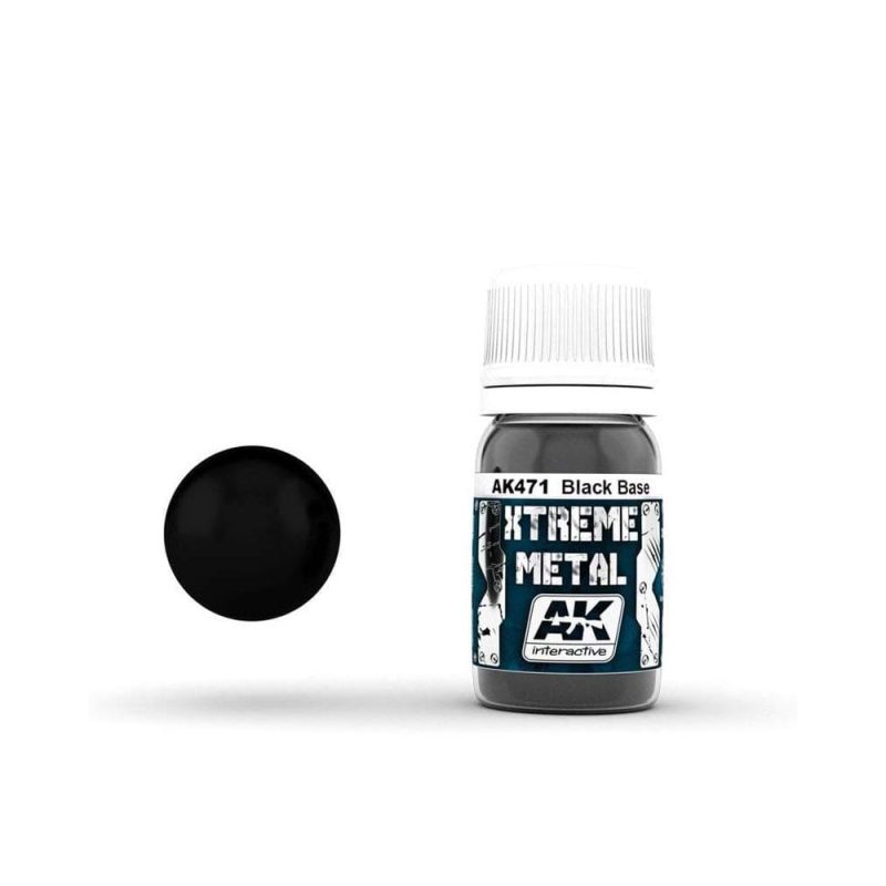 AK Interactive Xtreme Metal - Black Base (30ml) AK-471