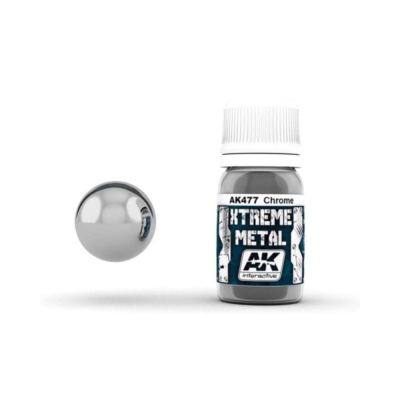 AK Interactive Xtreme Metal - Chrome (30ml) AK-477