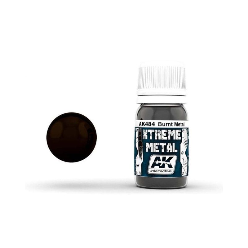 AK Interactive Xtreme Metal - Burnt Metal (30ml) AK-484