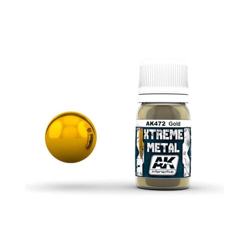 AK Interactive Xtreme Metal - Gold (30ml) AK-472