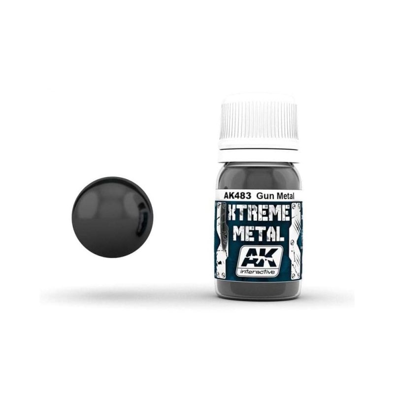AK Interactive Xtreme Metal - Gun Metal (30ml) AK-483