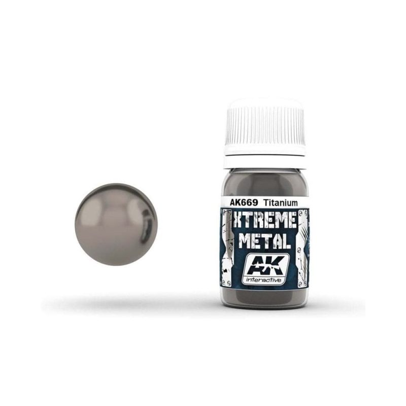AK Interactive Xtreme Metal - Titanium (30ml) AK-669