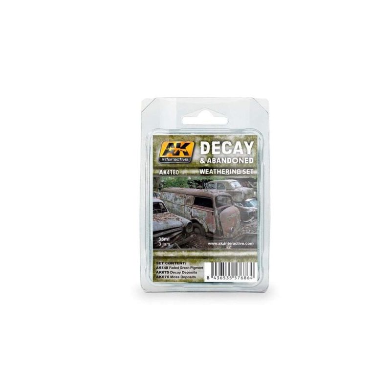 AK Interactive Decay and Abandoned Weathering Set AK-4180