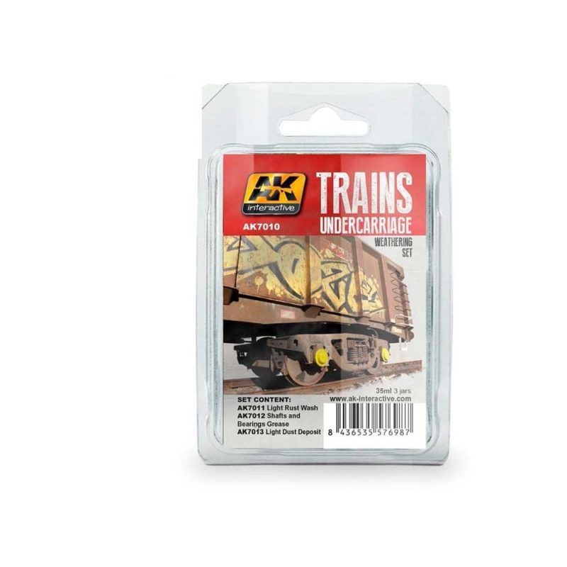 AK Interactive Trains Undercarriage Weathering Set AK-7010
