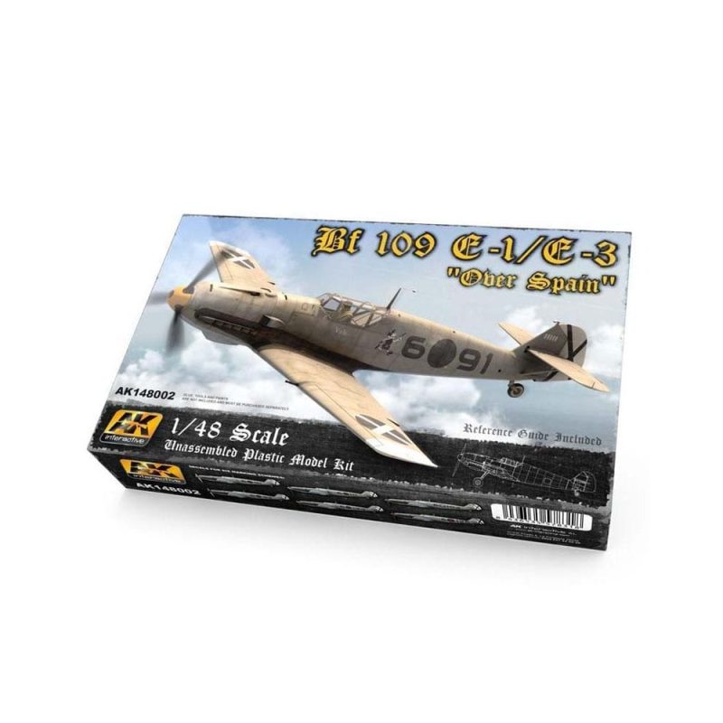 AK Interactive Bf-109 E-1 / E-3 Over Spain (1/48) AK-148002