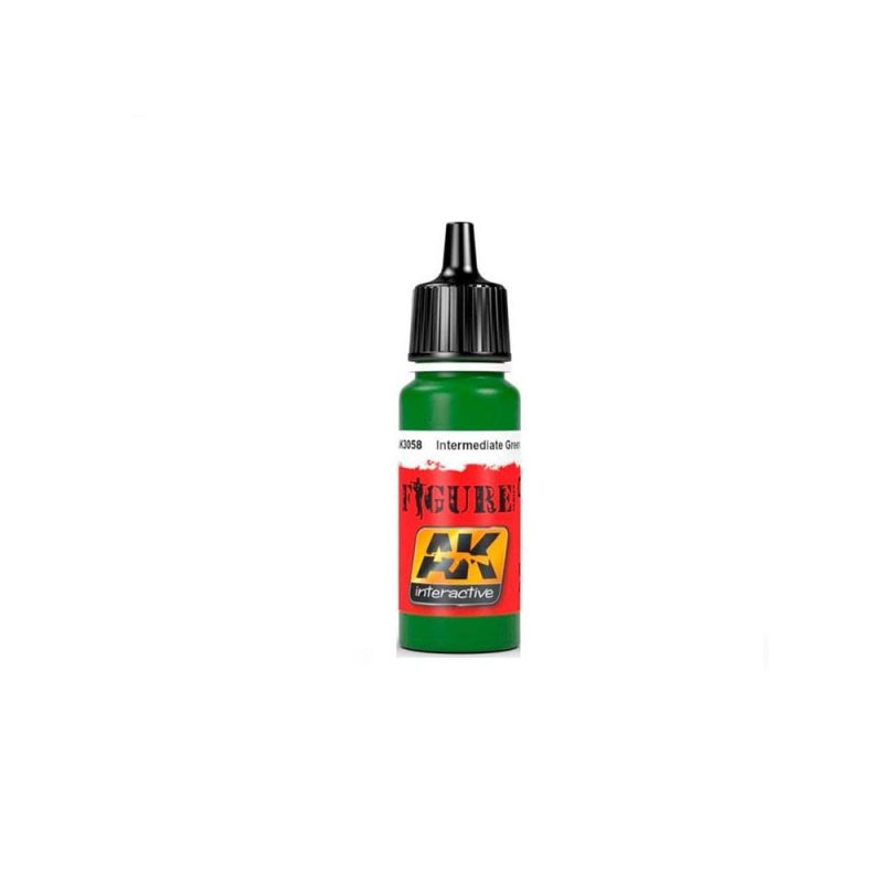 AK Interactive [50] Intermediate Green (17ml) AK-3058