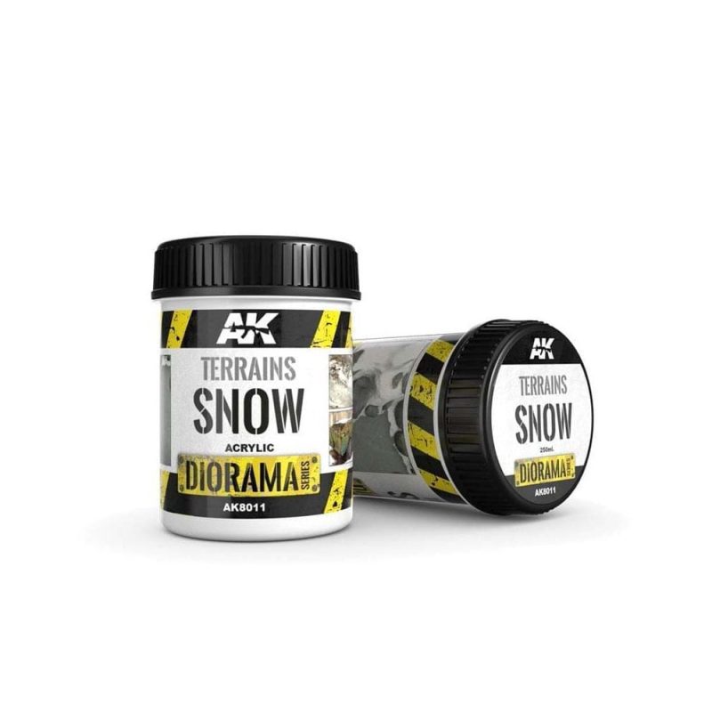 AK Interactive Terrains Snow (250ml) AK-8011