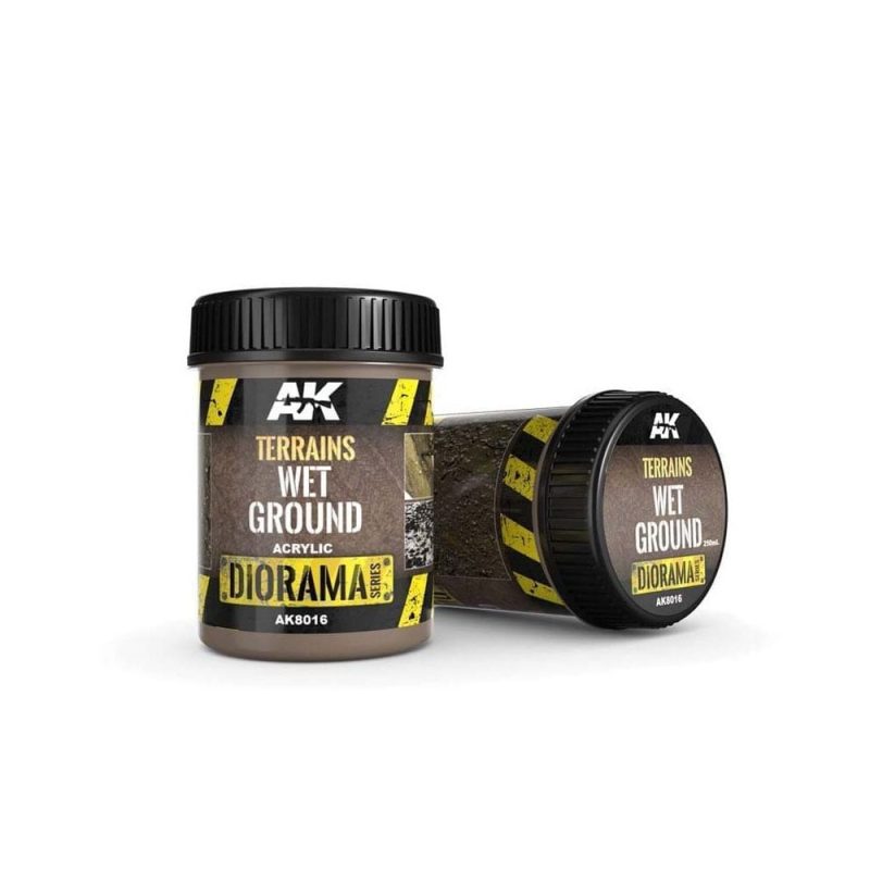 AK Interactive Terrains Wet Ground (250ml) AK-8016