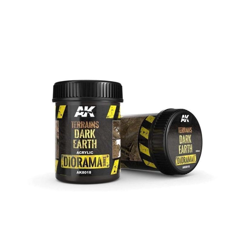 AK Interactive Terrains Dark Earth (250ml) AK-8018