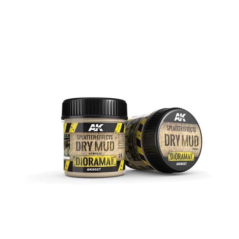 AK Interactive Splatter Effects Dry Mud (100ml) AK-8027