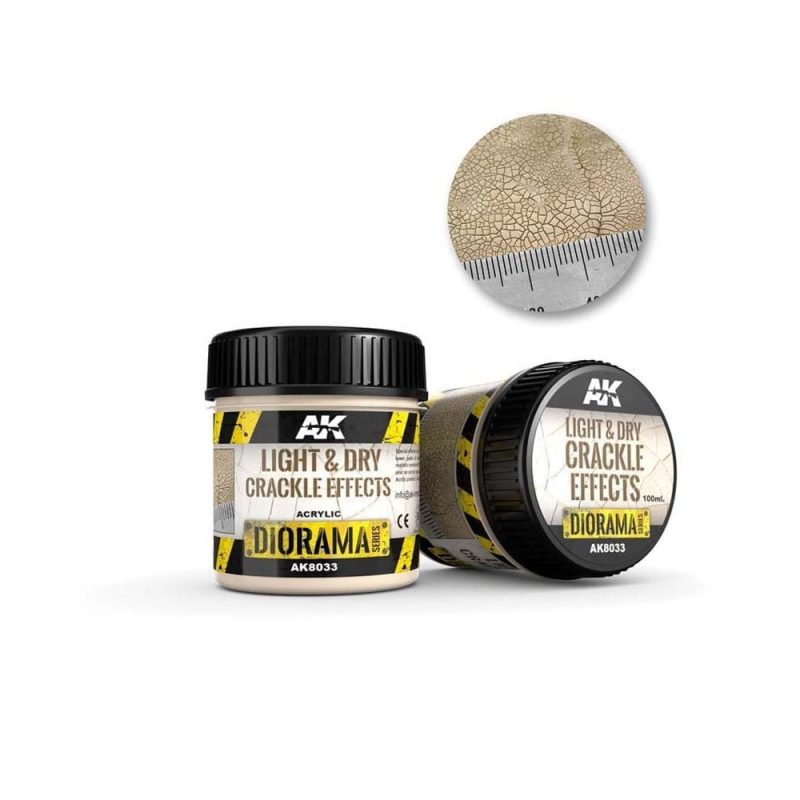AK Interactive Light & Dry Crackle Effects (100ml) AK-8033