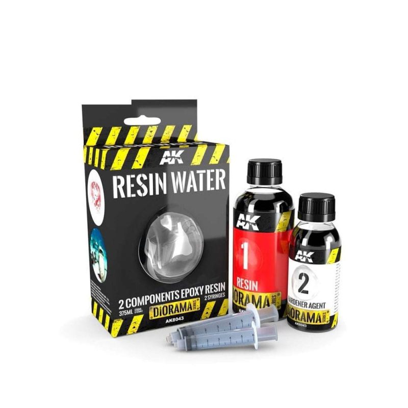 AK Interactive Resin Water 2-Components Epoxy Resin (375ml) AK-8043