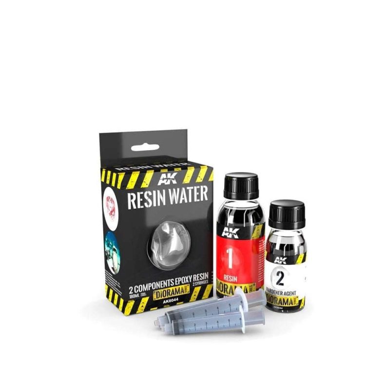 AK Interactive Resin Water 2-Components Epoxy Resin (180ml) AK-8044