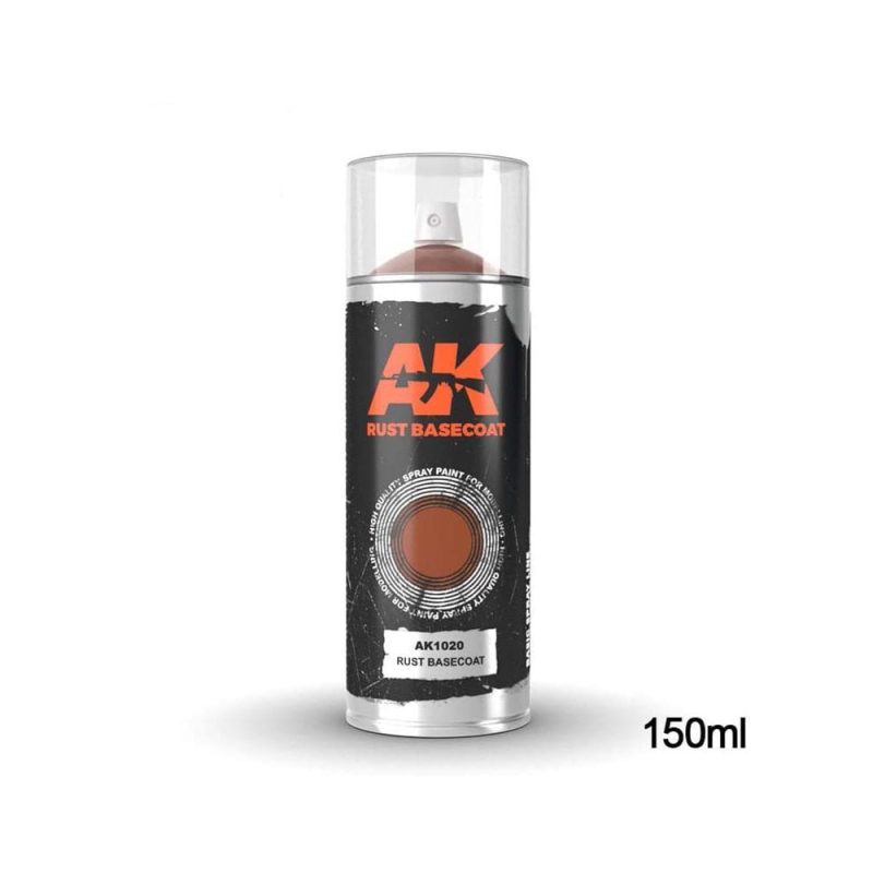 AK Interactive Rust Base Coat Spray Can (150ml) AK-1020