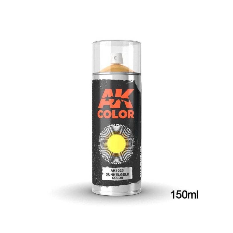 AK Interactive Dunkelgelb Color Spray Can (150ml) AK-1023