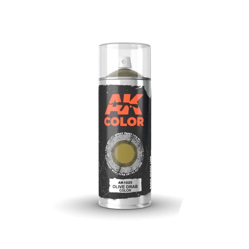 AK Interactive Olive Drab Color Spray Can (150ml) AK-1025