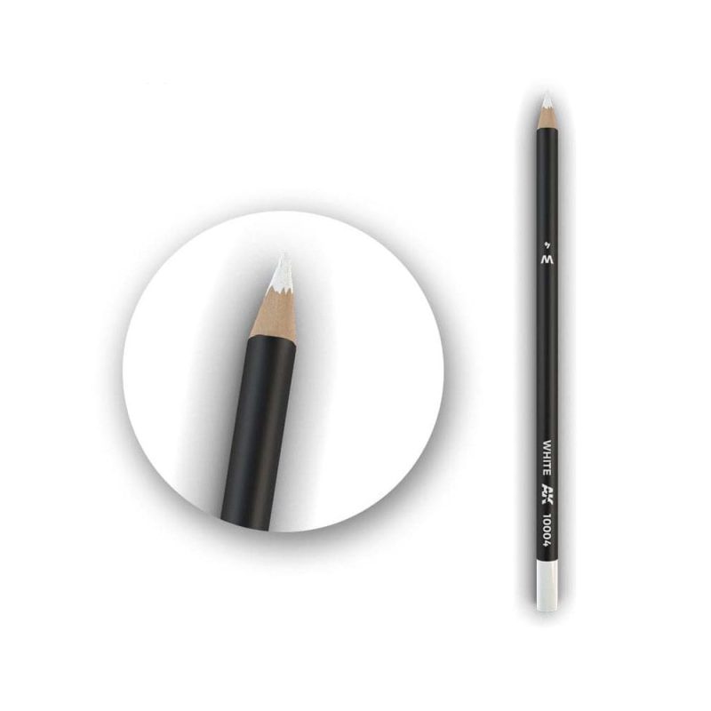 AK Interactive Watercolor Weathering Pencil White AK-10004