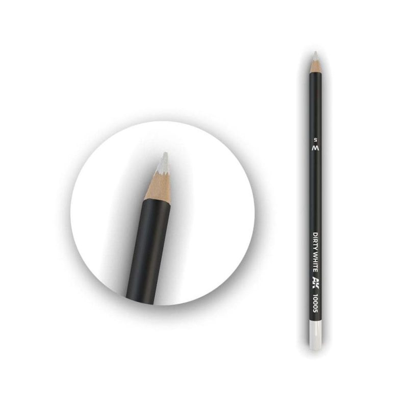 AK Interactive Watercolor Weathering Pencil Dirty White AK-10005