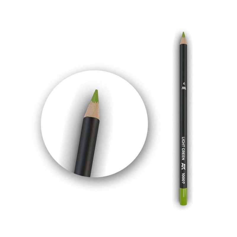 AK Interactive Watercolor Weathering Pencil Light Green AK-10007