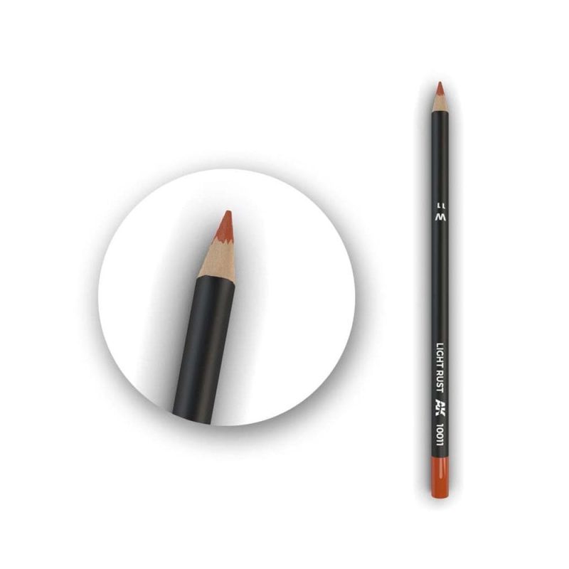 AK Interactive Watercolor Weathering Pencil Light Rust AK-10011