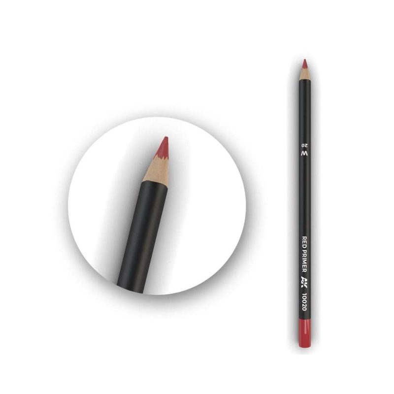AK Interactive Watercolor Weathering Pencil Red Primer AK-10020